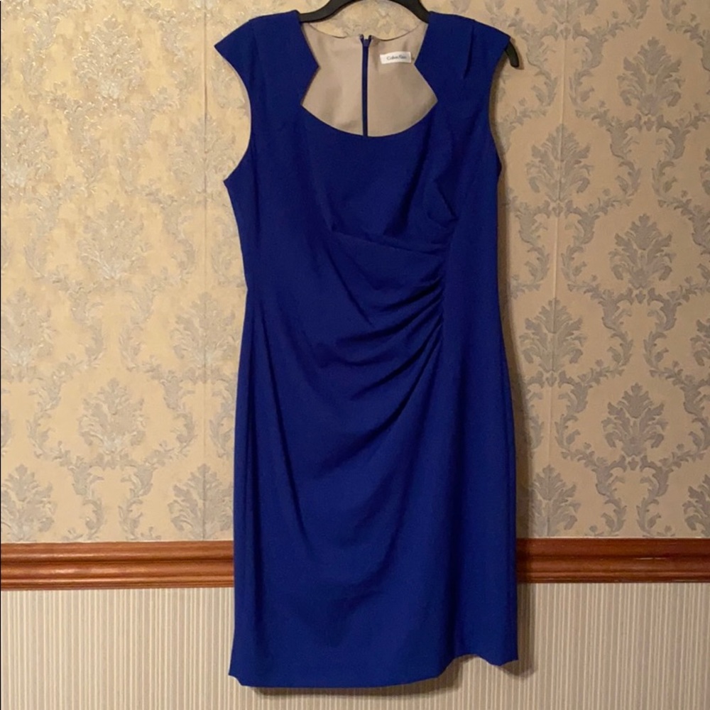 Calvin Klein Blue Formal Dress